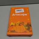 Artscope Halloween Decorative Throw Pillow Covers 18x18 Inch Set of 4, Ghost Trick or Treat Pumpkin Sweet But Spooky Outdoor Farmhouse Pillow Cases for Home Sofa Couch-Orange