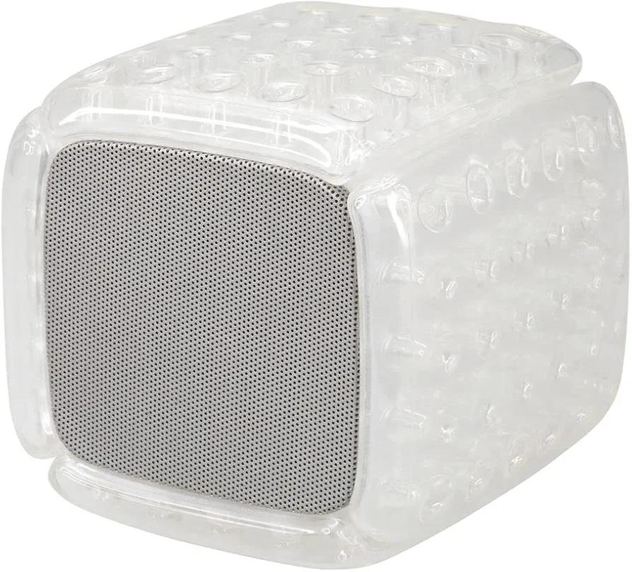 iLive Square Cushion Color-Changing Bluetooth Speaker White