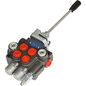 2 Spool 11GPM Hydraulic Control Valve 3600PSI BSPP Double Acting Hydraulic Directional Control Valve