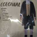 Spooktacular Creations Child Boy Colonial Costume, 18th Century Kids Historical Outfit for Cosplay Themed Parties (Large(10-12 yrs))