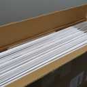 10 Pcs Cardboard Portable Garbage Can with 20 Trash Bags, Disposeable Extra Large Trash Cans, 13 Gallon (21.6" H x 13.5" W x 10" D), Recycled Garbage Can and Reuseable Garbage Boxes, White