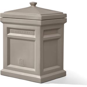 Step2 Express Parcel Delivery Box, Large Outdoor Package Bin with Lid, Weather-Resistant, Mocha