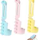 Yarn Guide Ring for Crocheting, Plastic Yarn Guide Adjustable for Yarn Guide Ring Crocheting Knitting Tool Crafts Accessories for Mom, Women (3PCS)