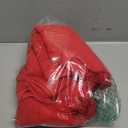 3 Pack Christmas Towels Set 100% Cotton Large Size Christmas Theme Towels Embroidery Christmas Bath Towels Hand Towels Facial Towels for Home Bathroom Kitchen (Red, 3 Sizes)