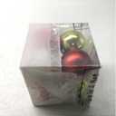 Poen 8 Pcs 4" Christmas Ball Ornaments Christmas Tree Hanging Decorations Xmas Plastic Shatterproof Colorful Ornaments Set with Rope for Holiday Party ...