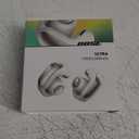 Bose Ultra Open Earbuds - Bluetooth Open Ear Earbuds with OpenAudio for Awareness, Clip-On Design for Comfort, Water Resistant, Up to 48 Hrs of Playtime, White Smoke