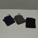 Doctor's Select 3 Pairs Plus Size Compression Socks Wide Calf | Bamboo Viscose Knee High Socks for Circulation Support | Black, Gray, Navy