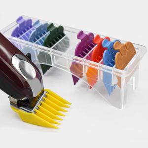 8 Pieces 8 Sizes Professional Color-Coded Attachment Guide Guard Combs, 1/8", 1/4", 3/8", 1/2", 5/8", 3/4", 7/8", 1" Compatible with Wahl Standard Full-Sized 5 Star Series Magic Clip Hair Clippers