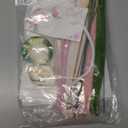 Aodes 144 Pieces Pipe Cleaners Craft Supplies for Wedding Gift, DIY Chenille Stems Cherry Blossom Bouquet Kit with Step-by-Step Video Tutorials for Holiday Decoration