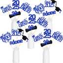 3 x 24Pcs 2025 Graduation Table Centerpieces Blue, Graduation Centerpieces for Tables 2025 Blue Graduation Centerpiece Sticks for Graduation Party Table Decorations 2025 Blue