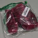 Stripe Lace Pattern Plus Size Tights High Waist Velvet Pantyhose Lace Fishnet Stockings Leggings (Cranberry)