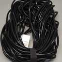 16/3 10A 125V 1250W 100 Ft Outdoor Extension Cord Waterproof, Weatherproof & Flame Retardant Black 3 Prong Power Cord Outside for Lawn & Garden, SJTW ETL Listed