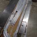 96" 4 Bow Bimini Top Boat Cover, Waterproof Aluminum Frame, Gray