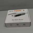 Fujoyia Dog Dryer, Pet Hair Dryer, 110,000 RPM Brushless High-Speed Blower for Dogs and Cats  Quiet 1000W Portable Grooming Pet Dryer with Negative Ions & Hanging Strap for Small to Medium Breeds