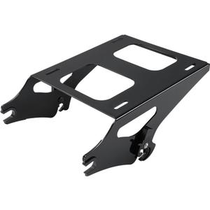 Thicker Detachable Tour Pack Mounting Rack Trunk Mount Bracket Compatible with Harley Touring Road King Electra Road Street Glide 2014-2024 Black, Aunseek