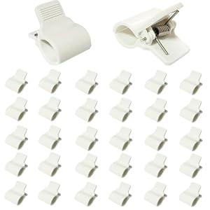 Greenhouse Clamps for 1/2 Inch PVC Pipe, Greenhouse Hoops,Support Frame, Grow Tunnel,Plant Support Garden Stakes.For Fixing Plant Cover, Garden Plastic Sheeting, Film Row Cover, Net.