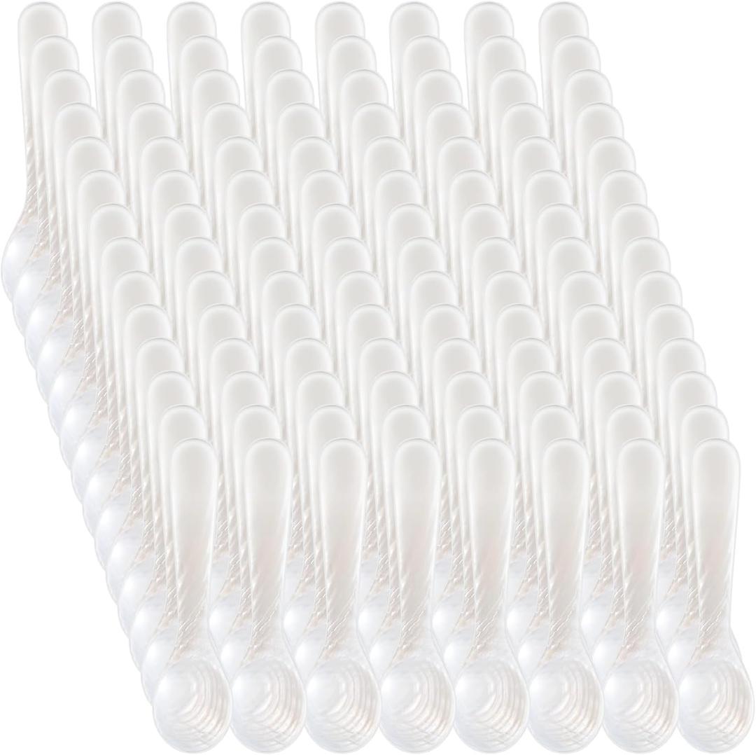 Patelai 80 Pieces Set of Caviar Spoons Mother of Pearl Spoons with Handcraft Round Handle for Caviar, Egg, Ice Cream, Coffee, Kitchen, Restaurant for Serving Caviars (7cm/2.75 Inch)