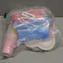 Teenyyou 342 Pcs Valentine's Party Supplies Conversation Heart Tableware Set Serve 48 Conversation Heart Plates Napkins Cups Forks Knives Spoons Tablecloth Valentines Party Decor Disposable Dinnerware