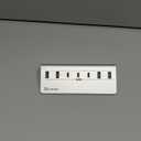 USB C Hub,Powered USB Hub with 5V 3A Power Adapter, 10Gbps USB Splitter with 4 USB-A and 3 USB-C Ports, 7-Port Type C Multiport Adapter for MacBook Air/Pro, iPhone 16/15, Laptop and More(Silver)