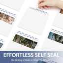 ValBox 100 Qty A6 Envelopes Self Seal 6.5 x 4.75" White Kraft Paper Invitation Envelopes for 4x6 Cards, Photos, Invitations, Weddings, Baby Shower, Birthday, Announcements, RSVP (A6)