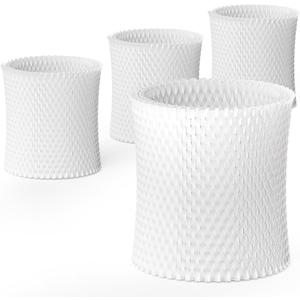 Leemone 4-Pack Bedside Humidifier Filter Replacement Compatible with Canopy Bedside & Nursery Humidifiers, Made with Wood Pulp & Paper Filter, Humidifier Wicking Filter Lasts Up to 6 Weeks