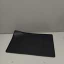 Dishwasher Drip Pan, Raised Edge Waterproof Pad, 60x50x1.5cm, Silicone Tray Mat, Appliance Drip Pan, Soft Portable Pad, For Kitchen Sink Cleaning Home Workshop (Black)