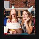 32 x 24 Inch Photo Booth Selfie Frame Prop Booth for Birthday Event Parties Large Blank DIY Cutout Props for Funny Decoration Christmas, Holiday Supplies