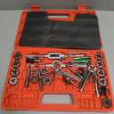 GMTOOLS 40PCS Tap and Die Set, Metric Size Standard M3 to M12, Threading Tool Set for Cutting External and Internal Threads with Adjustable Handles, Complete Accessories and Storage Case