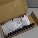 Matte Black Bathroom Accessories Set, KLJKPA 4 Pieces Bathroom Hardware Set, 24 inch Towel Bar, Towel Racks for Bathroom, Robe Towel Hooks, Toilet Paper Holder Wall Mounted