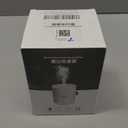 Portable Mini Humidifier, 500ml Small Cool Mist Humidifier, USB Personal Desktop Humidifiers for Baby Bedroom Travel Office Home, Auto Shut-Off, 2 Mist Modes, Super Quiet, White