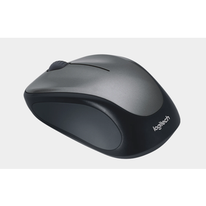 Logitech M185 Wireless Mouse, 2.4GHz with USB Mini Receiver, 12Month Battery Life, 1000 DPI Optical Tracking, Ambidextrous PC/Mac/Laptop  Swift Grey