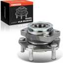 A-Premium Front Wheel Bearing and Hub Assembly with 5-Lug Compatible with Nissan Leaf 2018 2019