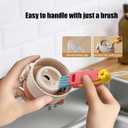 2 x Swicado 3 in 1 Cup Lid Cleaning Brush - 2025 New Multifunctional Tool for Thorough Cleaning of Bottles, Cups, and Tight Spaces - Ideal for Home & Kitchen