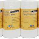 Rayon Unscent Diaper Liners- Fragance Free and Chlorine Free(4PK) 400 Count by BlueSnailWhite