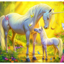 200 Piece Puzzles for Kids Ages 4-6,Unicorn Toys for Girls Age 3-5,Unicorn Puzzles for Girls 4-6-8, Floor Puzzle for Kids Gift Party Games Family Birthdays Christmas, Puzzle Size 19 x 13 in 2 Pack