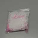 Lilosy Sexy Polka Dots Mesh Sheer Lace Babydoll Chemise Lingerie Set Floral Sleep Wear (Medium, White)