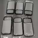 Weewooday 6 Pieces Sublimation Phone Case Blank Covers Compatible with iPhone 17 Pro Customize Custom DIY Printable Picture Anti-Slip Shockproof Heat Press Rubber Protective DIY Phone Covers