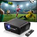 4k Ultra hd 3300 ANSI Lumens Bundled with Google TV Stick, Smart Home Theater Projector with Auto Focus, WiFi & Bluetooth, Projector for Bedroom, Indoor & Outdoor Movie Use,Video projector with apps