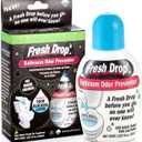 Fresh Drop Poop Odor Eliminator, Toilet Odor Eliminator, One Drop Toilet Deodorizer, Toilet Spray, Air Freshener Spray, 0.67 Fl Oz Each, 3 Pack