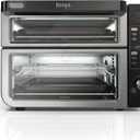 Ninja Double Stack XL Countertop Oven, 12-in-1, Stainless Steel, DCT601, 18.6 in L x 16.39 in W x 13.26 in H