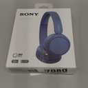 Sony WH-CH520 Wireless Headphones Bluetooth On-Ear Headset with Microphone and up to 50 Hours Battery Life with Quick Charging, Blue
