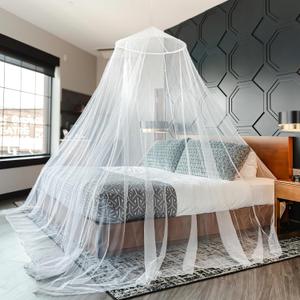 Mosquito Netting for Bed, Extra Large Mosquito Net Covers Single to California King Size Beds, Bug Net for Camping, Crib Canopy, Premium Quality for Indoor Outdoor Use and Travel