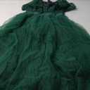 Talisea Plus Size Formal Dresses - V Neck Flutter Sleeve Glitter Prom Evening Gowns Wedding Guest Chiffon Long Maxi Dress XL/L