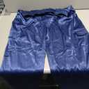 ZAFUL Womens Satin Pants Wide Leg High Waisted Cargo Pants Silky Dressy Casual Slack Trousers 2XL