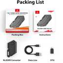 Keyboard and Mouse Adapter for Nintendo Switch/PS4/PS3/Xbox One/Xbox 360 Console Converter - Custom Key Mapping, Plug and Play