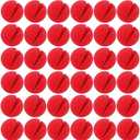TIHOOD 35PCS 2"x2" Red Circus Clown Nose Bulk for Party Halloween Costume Supplies Christamas