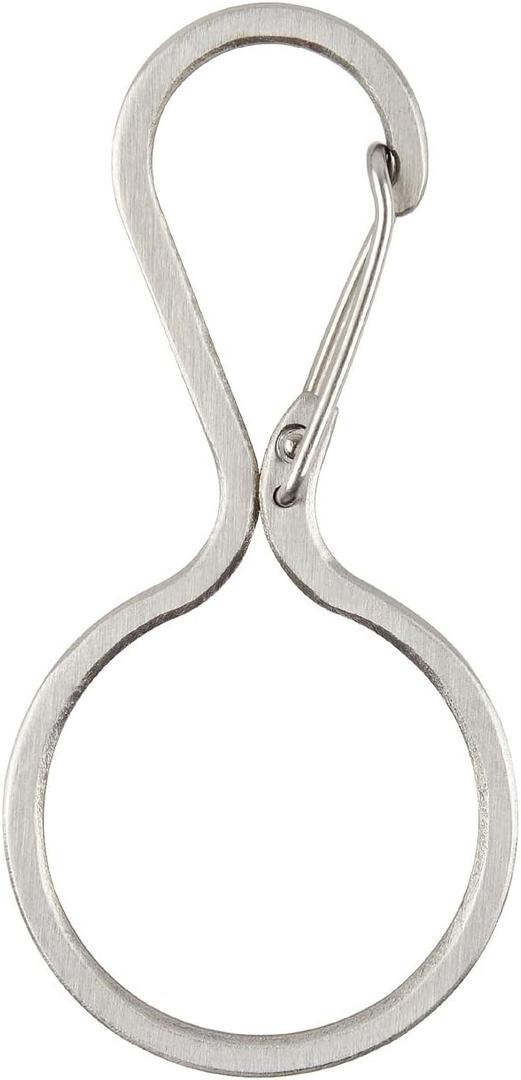 Nite Ize Infini-Key keychain, A Better Key Ring To Hold, Attach, + Detach Keys 2 Pack