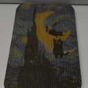 Art Cat Scratcher, Wall-Mountable Cat Scratching Board, Cat Wall Scratcher 16.7x11x1 Inch Cat Scratch Pad and Cat Scratchers for Indoor Cats Toy Furniture ProtectorStarry Night