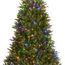 National Tree Company Pre-Lit Dunhill Fir Artificial Christmas Tree | 650 LED Lights, 2,144 Tips, 10 Light Functions, Power Connect, Foot Pedal, Includes Stand, Green, 6ft 6in, Christmas Tree 