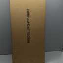 4 Tier Slim Bathroom Storage Cabinet, Narrow Organizer with Wheels and Toilet Paper Holder, Waterproof, No Assembly Required, Perfect for Small Spaces in Bathroom, Kitchen and Living Room (Cream White B)